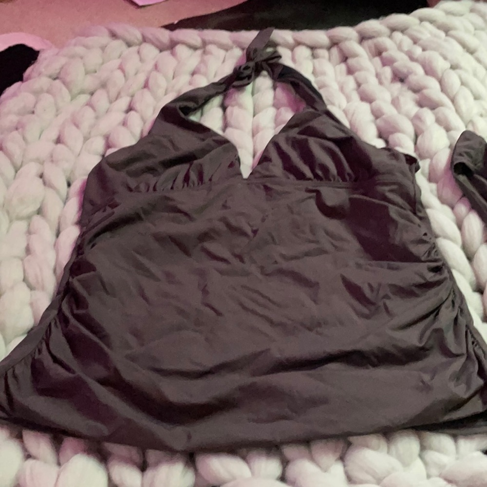 Gunmetal Gray Calvin Klein Tankini